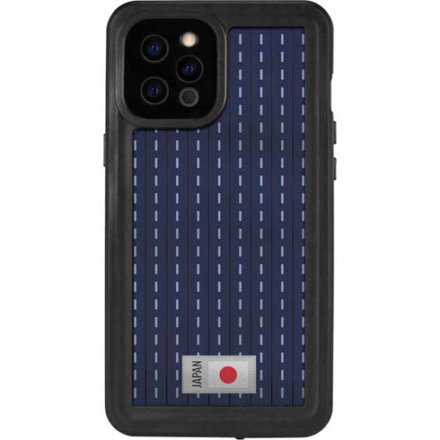 Japan Soccer Flag iPhone 12 Pro Max Waterproof Case